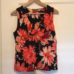 Twist Front Sleeveless Blouse.